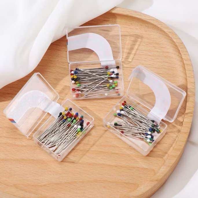 

hijabinspo - Jarum Pentul Stainless Kecil Anti Karat Mini Head Pins Pentol Hijab Jahit