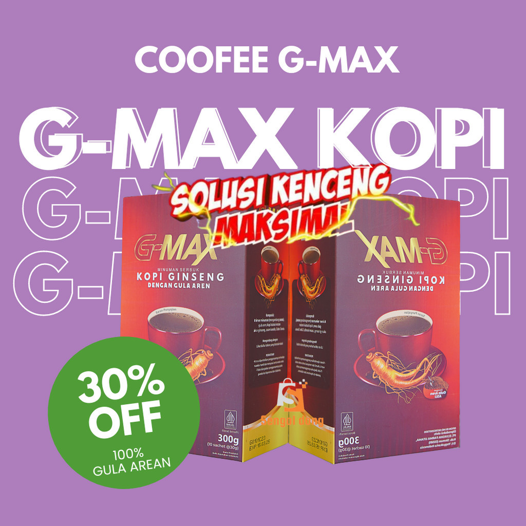 

Kopi Kuat Pria Tahan Lama G-MAX CAFFEE ISI 10 SACHET Penambah Stamina Pria Dewasa Kopi kuat pria Herbal Tahan Lama Sembuhkan Ejakulasi Dini