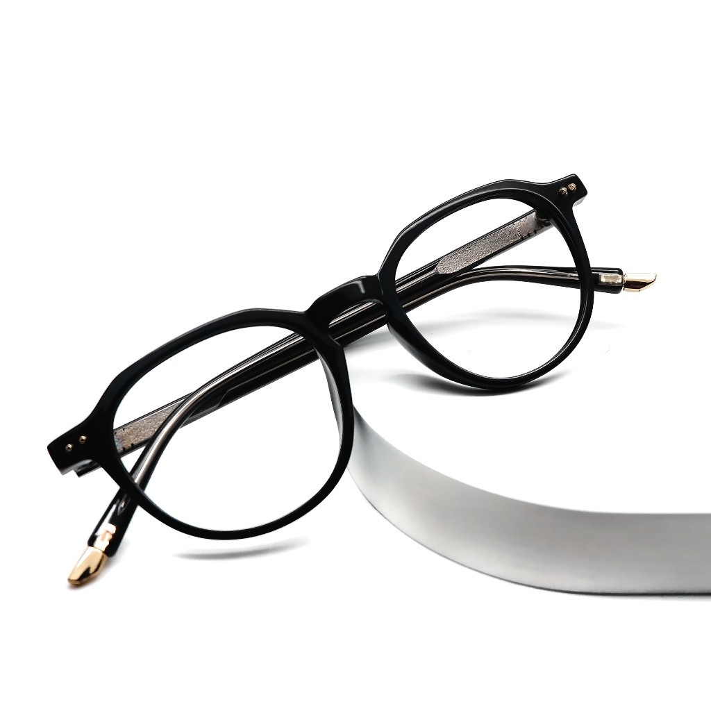 Uppernoose Dryo - Frame Kacamata Skena Plastik Tebal Besar Oval