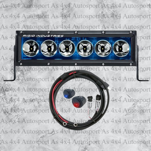 RIGID INDUSTRIES  10" BLUE Backlight + 4-Wire Harness