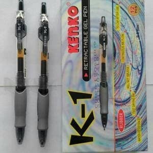 

PROMO!! -Pulpen k1 kenko 0.5 hitam 1pak isi 12pc - Hitam