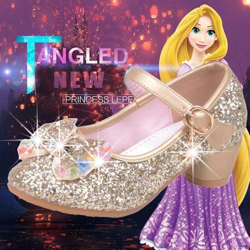 Sepatu Kulit Anak Perempuan Sepatu Hak Tinggi Model Baru Sepatu Putri Sepatu Penampilan Sepatu Krist