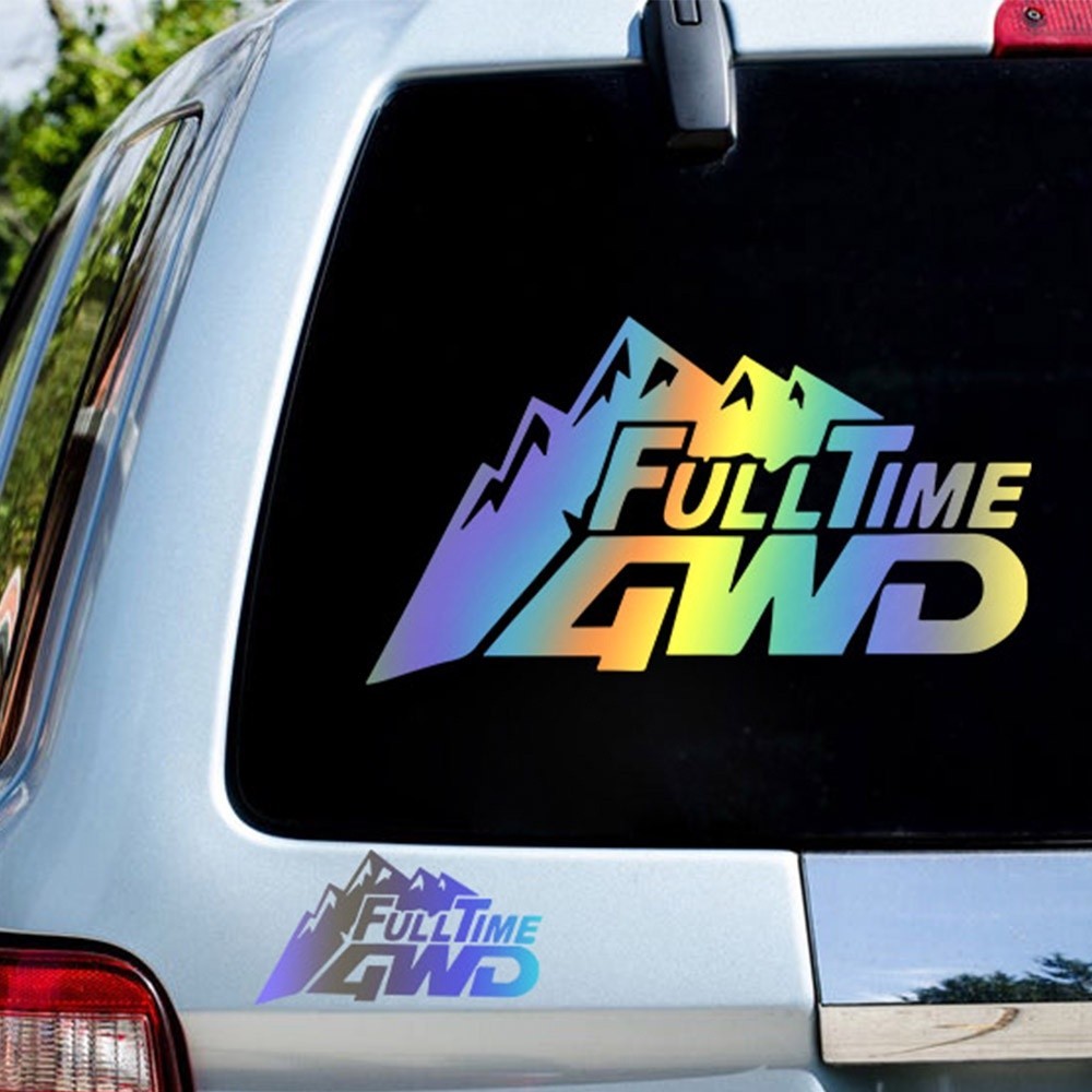 Stiker Kaca Mobil 4WD Stiker Mobil OFFROAD Stiker Kaca Mobil OFFROAD