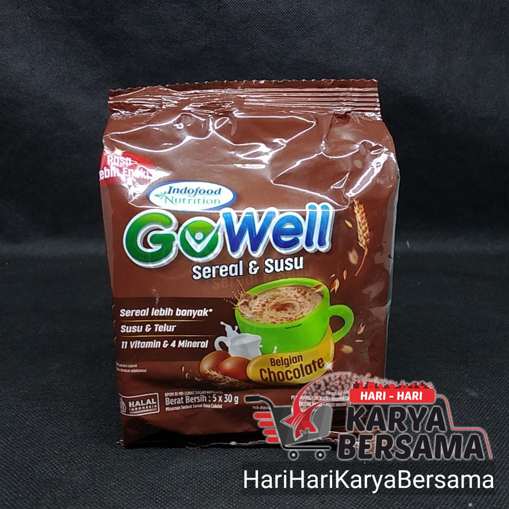 

INDOFOOD GOWELL SEREAL & SUSU COKELAT SACHET BAG 5'S X 29GR