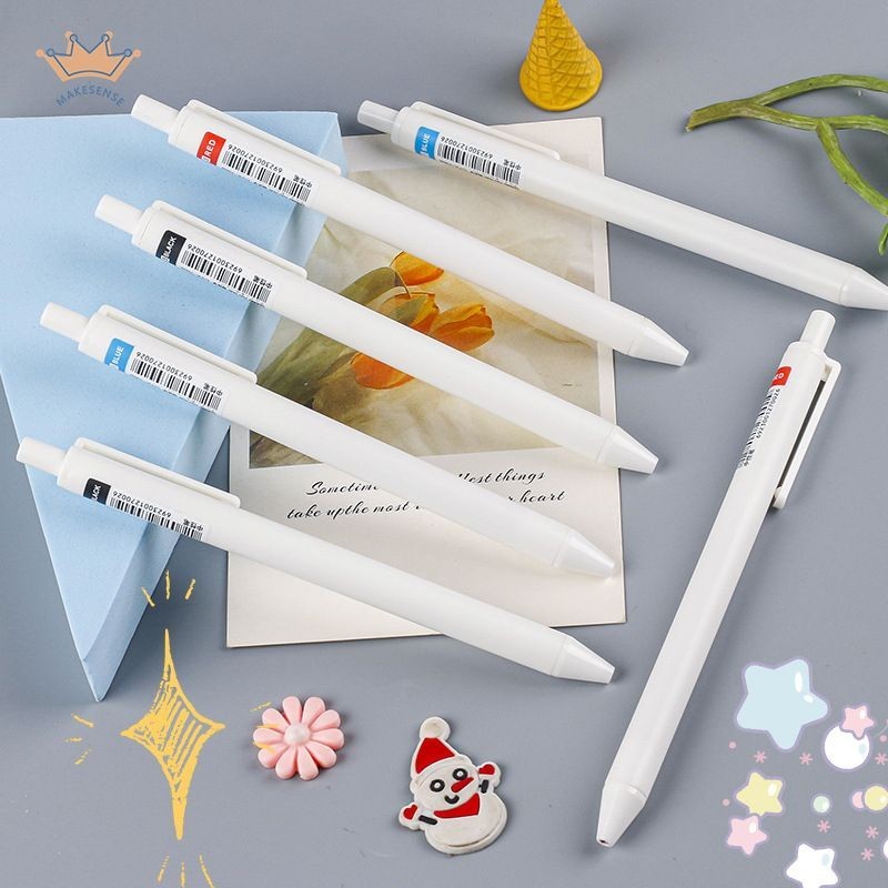 

Pena Gel Sederhana Cepat Kering 0 Pena Hitam Ujung Pena ST 5 Mm Pena Khusus Untuk Ujian Siswa Tipe Tekan MK