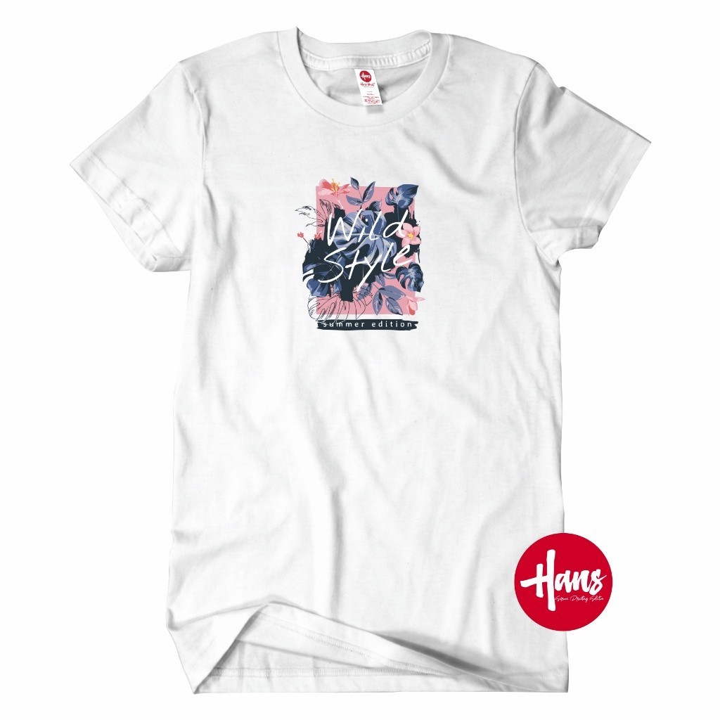 KAOS WILD STYLE / OUTFIT ATASAN / SUMMER EDITION / TERLARIS / PRIA CEWE / Hans.Sablon