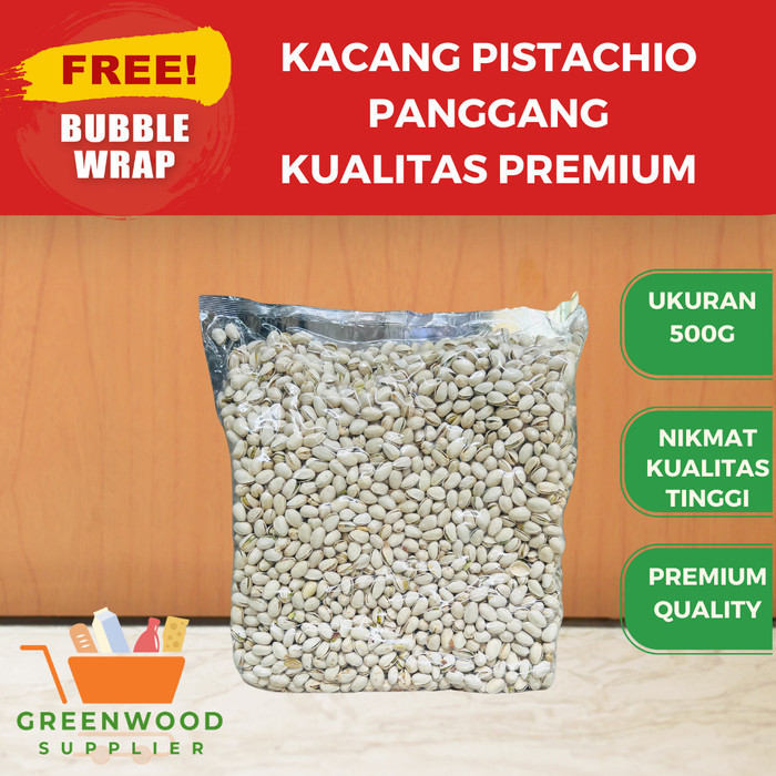 

Kacang Pistachio Panggang / Roasted Pistachio - 500G