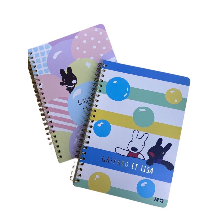 

M&G Spiral Book / Notebook / M&G Buku Catatan GASPARD ET LISA 60 lbr QPNDC008
