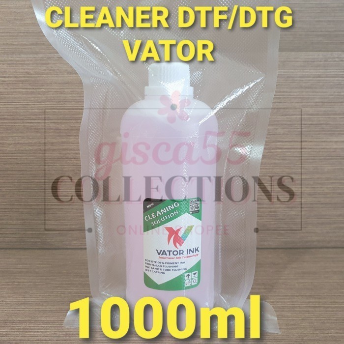 

CLEANER PRINTER DTF DTG VATOR 1000ml Premium Cleaning Solution