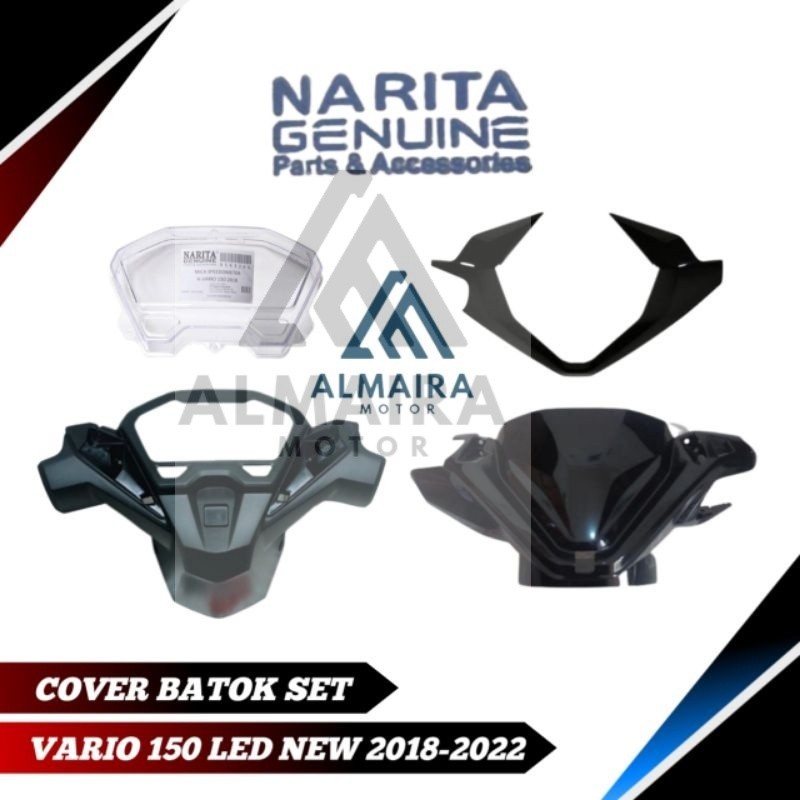 COVER BATOK KEPALA BODY DEPAN BELAKANG FULL SET SIAP PAKAI VARIO 150 LED NEW 2018-2022