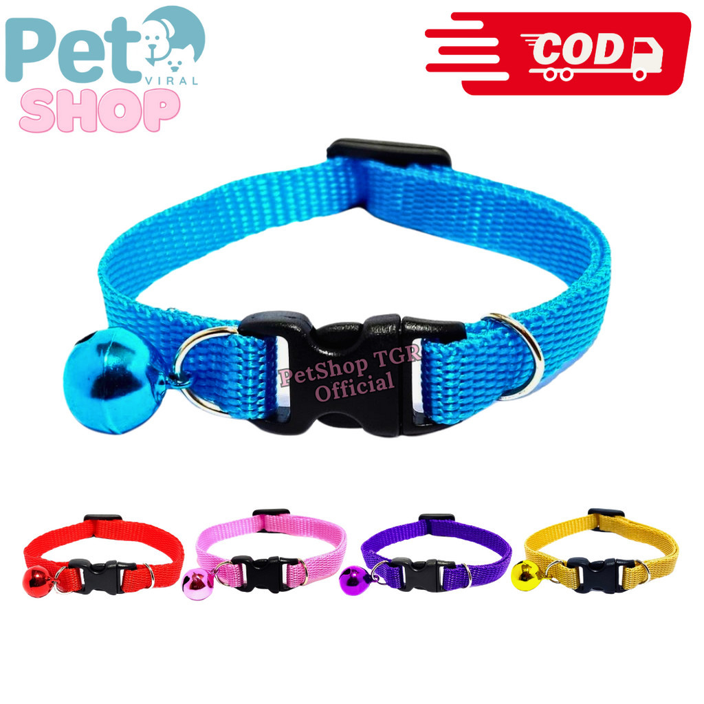 PetShop ViraL Kalung Kucing Anjing Musang Kelinci Hamster Polos Lonceng Ukuran Dapat Disesuaikan