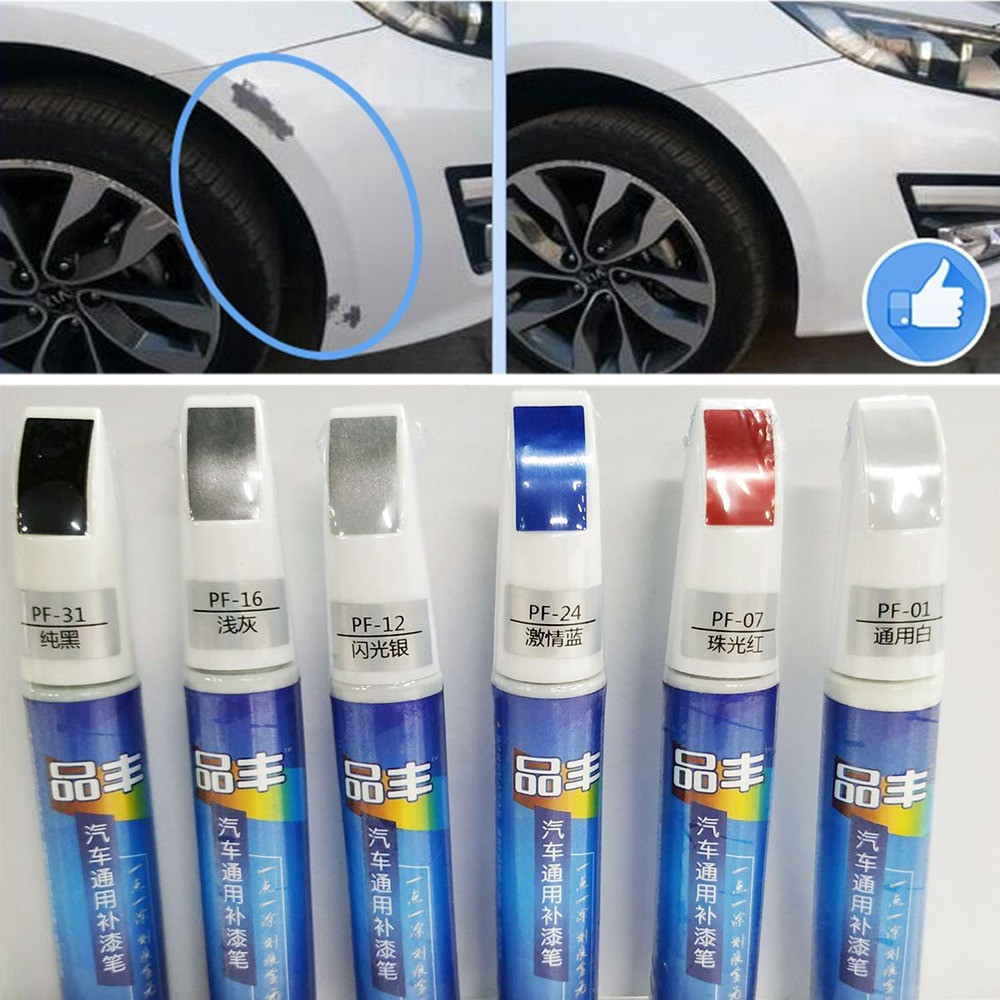 Cat Spidol Penghilang Baret Lecet Mobil Motor Car Paint Pen Silver