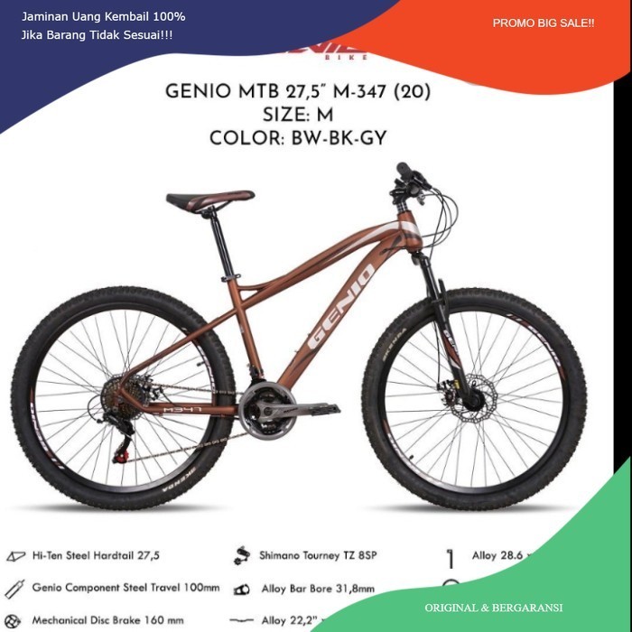 PROMO FLASH SALE sepeda gunung genio m347 MTB M-347