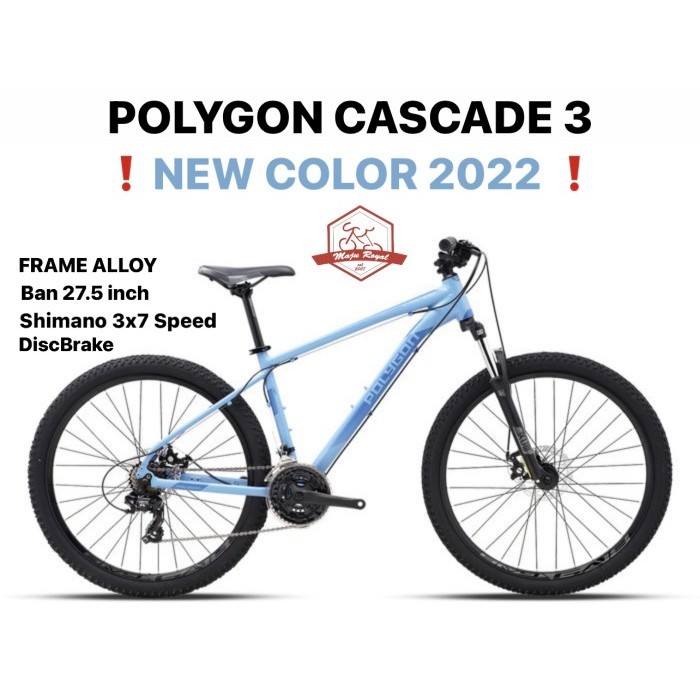HOT PROMO SEPEDA GUNUNG MTB POLYGON CASCADE 3 2021 3.0 27 inch ALLOY SHIMANO NEW