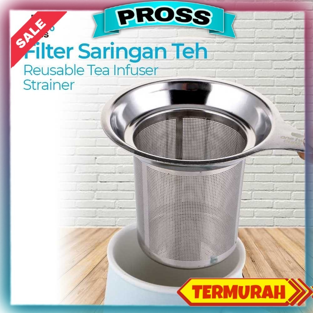 Filter Teh Celup / Saringan Teh Kopi Stainless / Saringan Teh Kopi Stainless Penyeduh Teh Kopi Stain