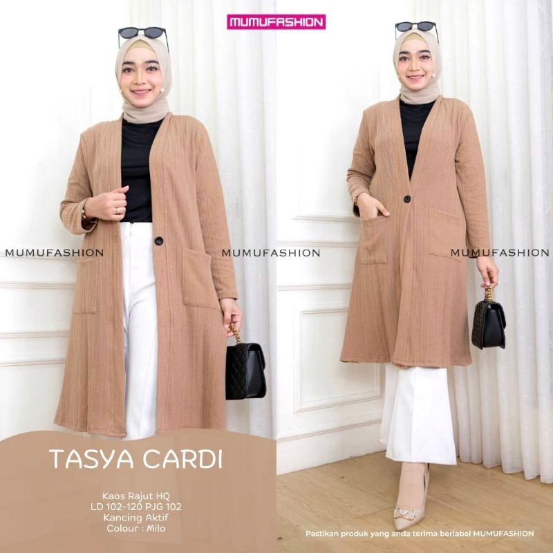 BHL - TASYA CARDI Cardigan Wanita Rajut Premium Tasya Cardi // Tessa Cardi #12 by MUMUFASHION SOLO