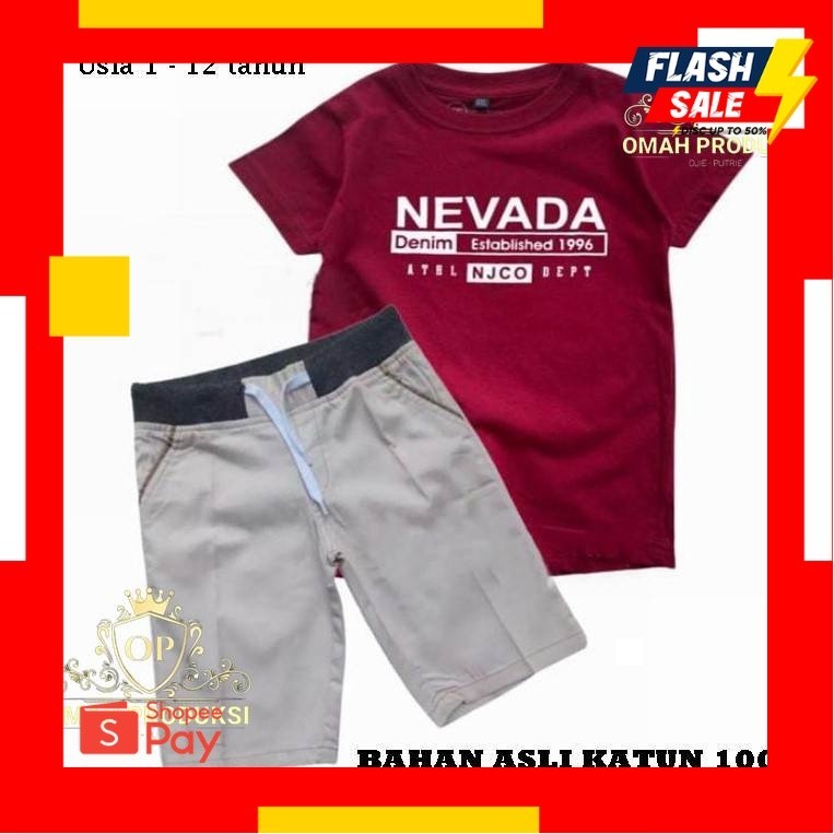 PAYDAY 3.3 | SETELAN BAJU ANAK LAKI LAKI/BAJU ANAK COWOK MURAH - KONVEKSI KAOS CELANA ANAK - OMAH PR