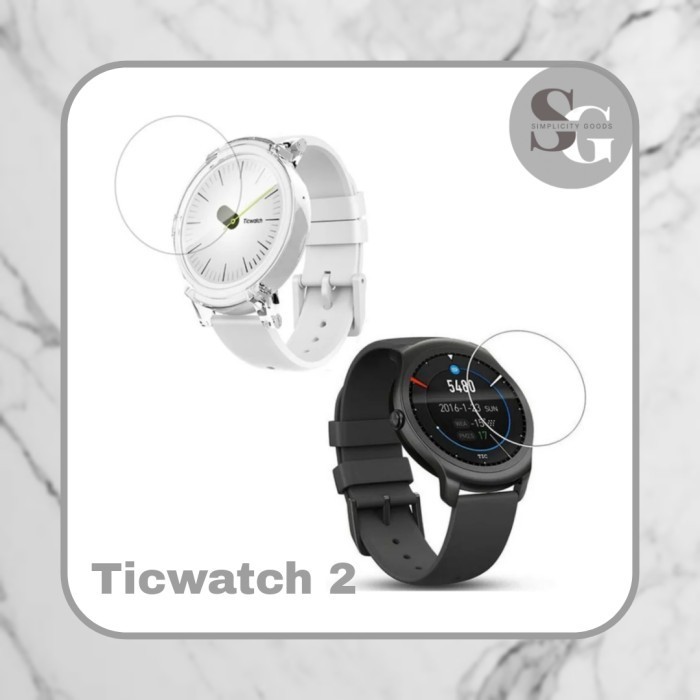 ANTI GORES TEMPERED TICWATCH 2 PELINDUNG LAYAR JAM SMART WATCH