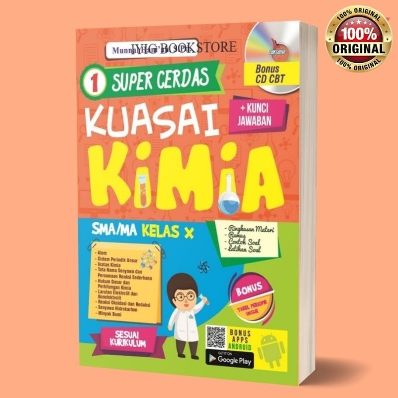 Buku Super Cerdas Kuasai Kimia SMA MA Kelas X - LAKSANA - buku kimia untuk sma/ma