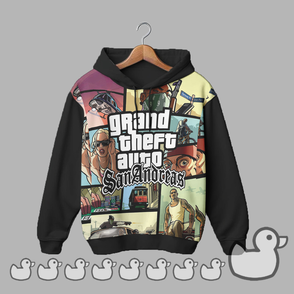 Hoodie Anak Anak Game Anime Gta San Andreas Pakaian Anak Gta San Andreas 1_Ja - KaosReadyGan