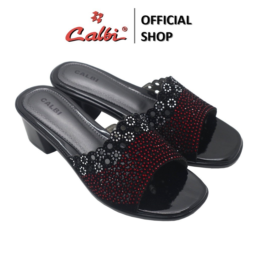 Calbi Heels Wanita Slip On Pesta Hak 5 cm - FQX 1930