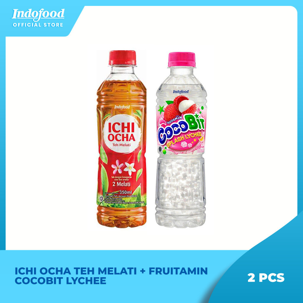 

Ichi Ocha Teh Melati + Fruitamin Cocobit Lychee