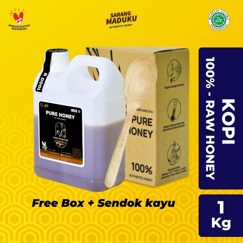 

Sarang Maduku - Madu Kopi Murni Asli 100% Raw Honey 1Kg Obat Insomnia - Semarang