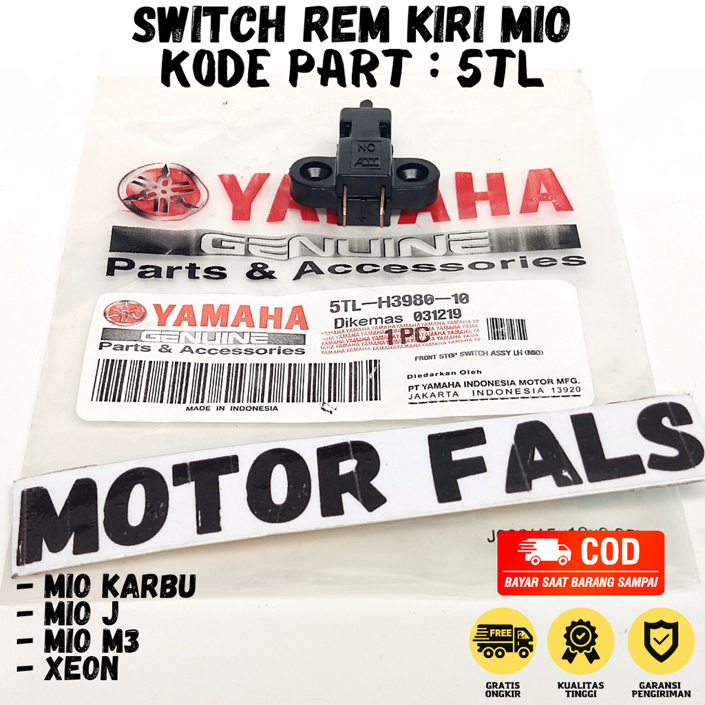 Switch Rem Kiri Mio / Swit Rem Kiri Mio / Saklar Rem Mio / Tombol Rem Kiri Mio / Suit Rem Mio / Swit