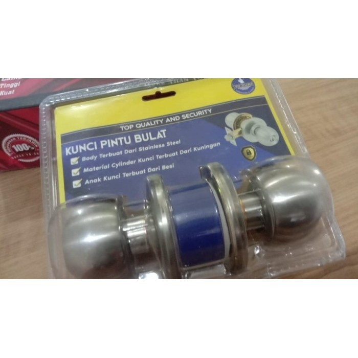 Kunci Bulat Handle Gagang Pintu Stainless Steel