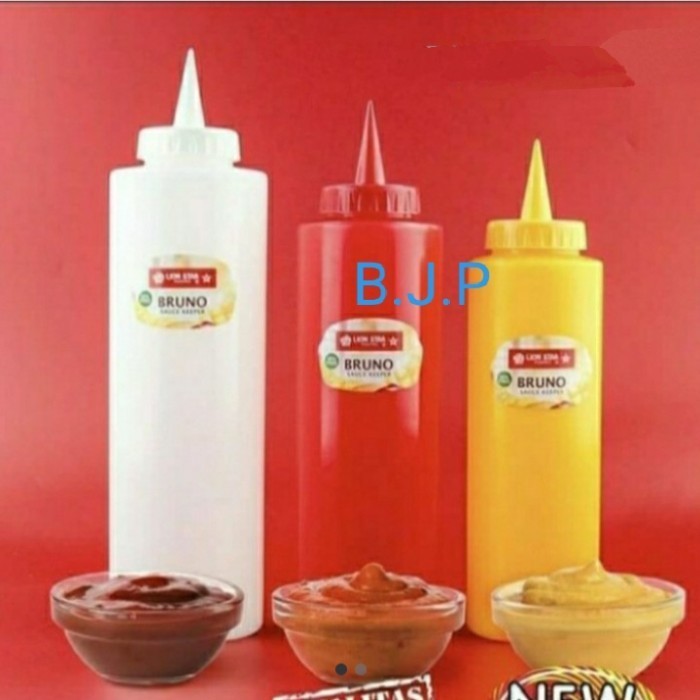 Botol Kecap 550 mil Plastik BPA Free/Botol Saos Mayones/Tempat Saos