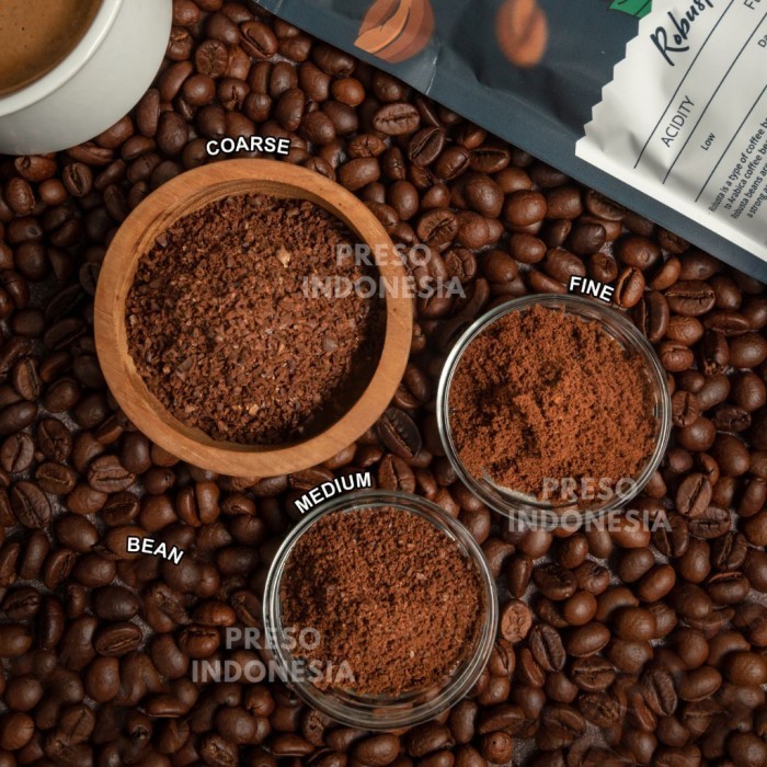 

[Coffee New] PRESO Biji Kopi/Bubuk Kopi Arabika Sidikalang 200 Gram - Bubuk Halus