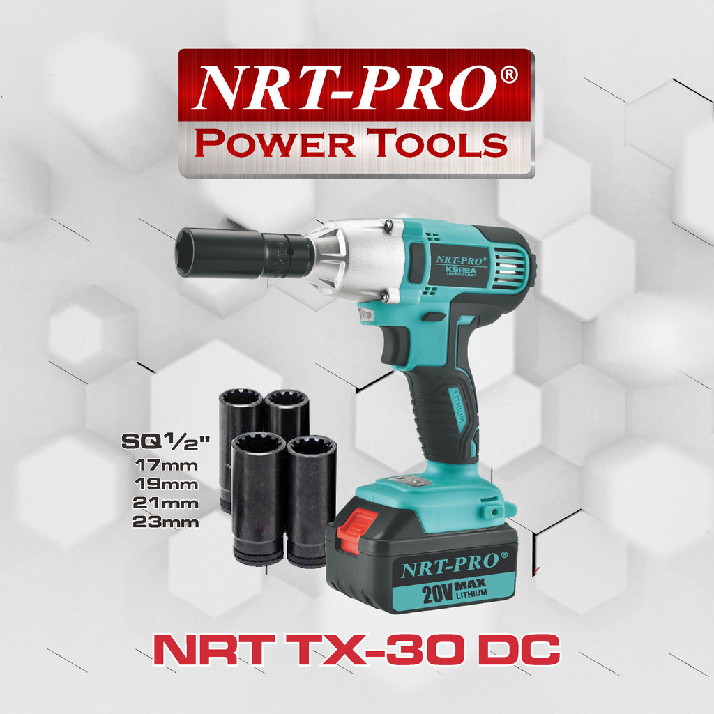 BOR CORDLESS IMPACT WRENCH SQUARE TX 30 DC NRT-PRO