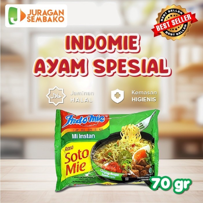 

Indomie Soto Paket 10 Pcs