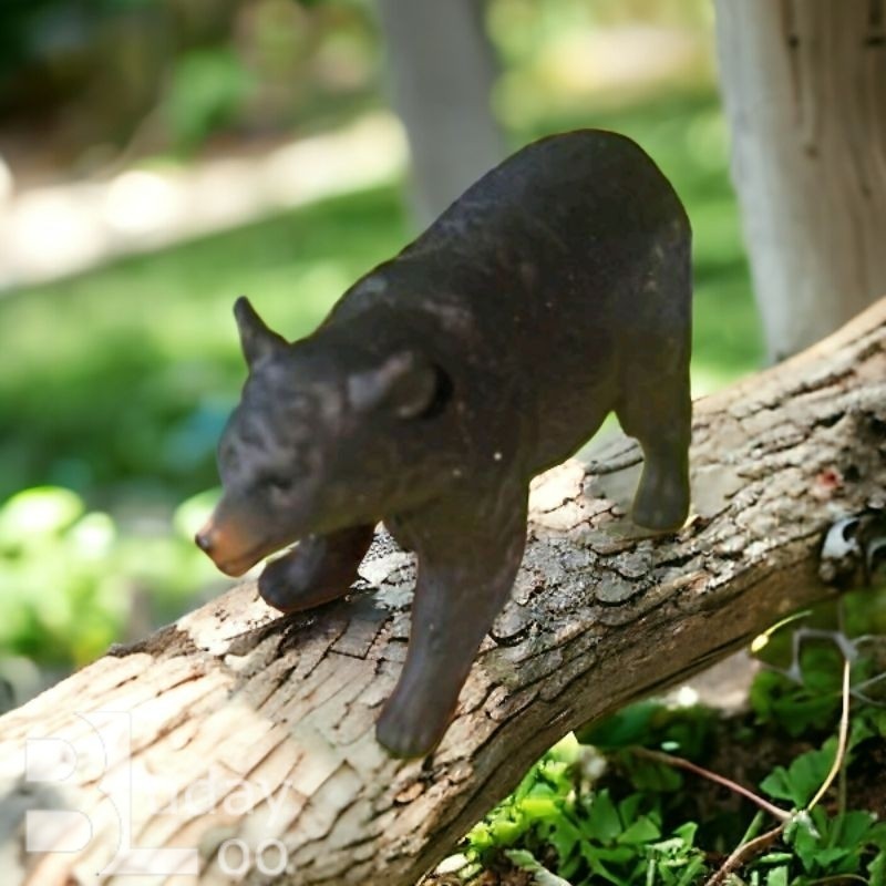 Figure Mainan Miniatur  Beruang Madu Hitam 5 cm Binatang Hewan Buas Wild Animal Figure