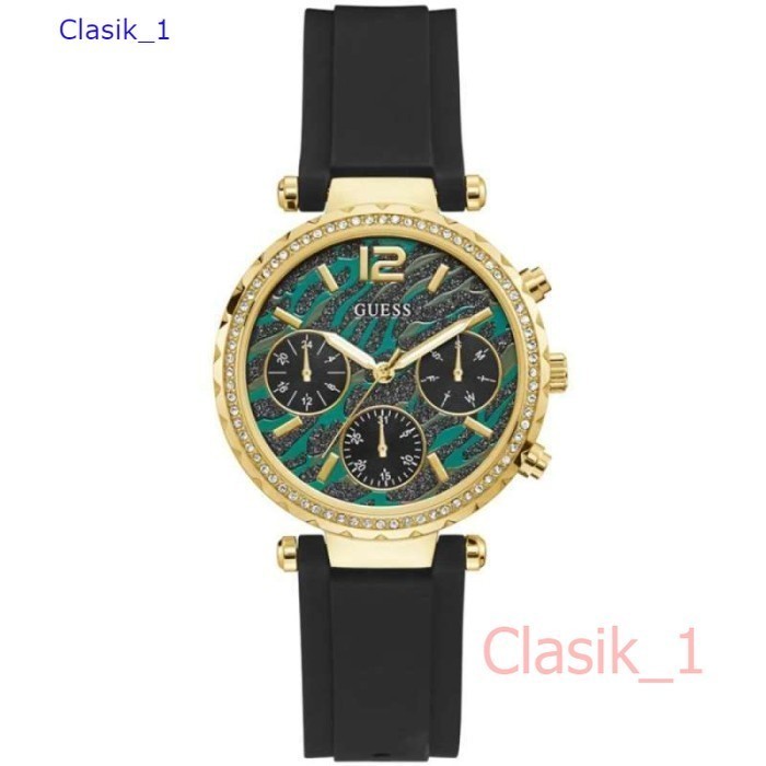 Original 100%!! Guess GW0113L1  SOLSTICE Jam Tangan Wanita Black Gold