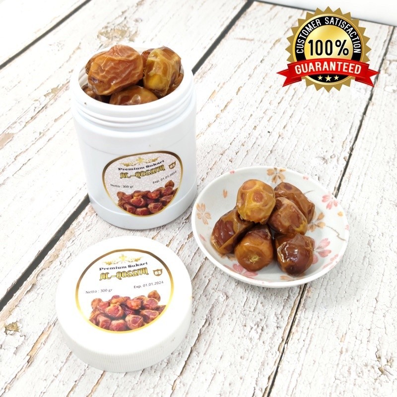 

Kurma Sukari Al Qossim Ember 300 gram Oroginal