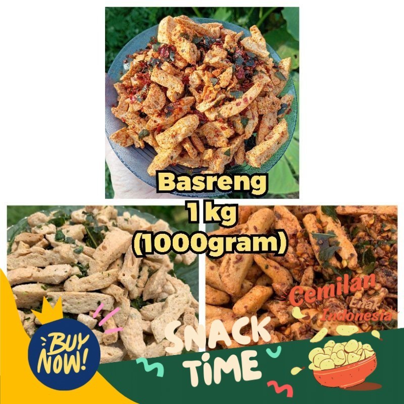 

Special Diskon [MEDAN] BASRENG PEDAS DAUN JERUK 1KG (1000GRAM) | BASRENG ORI DAUN JERUK | BASRENG KILOAN