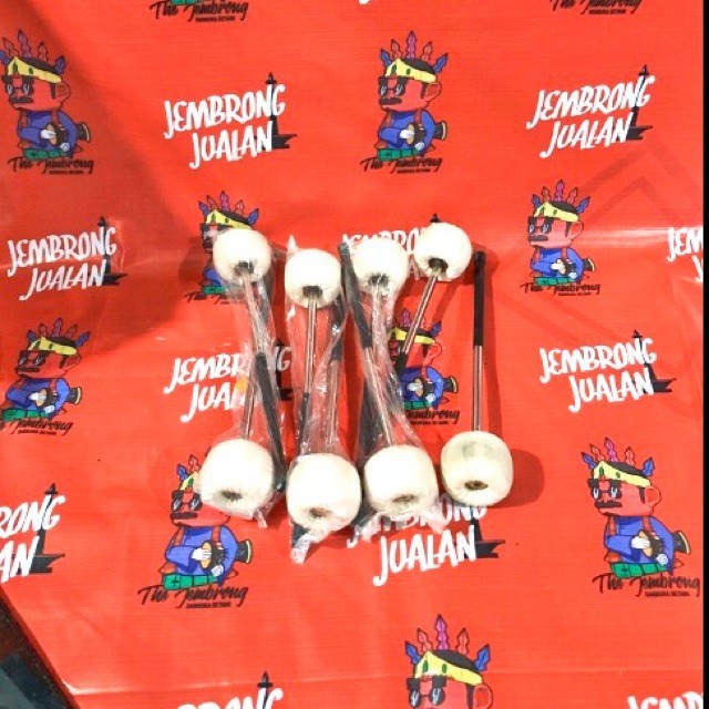 STIK BAS HADROH SEPASANG (2pcs) STIK HADROH STIK BAS FULL BUSA PEMUKUL BEDUK PEMUKUL BEDUG