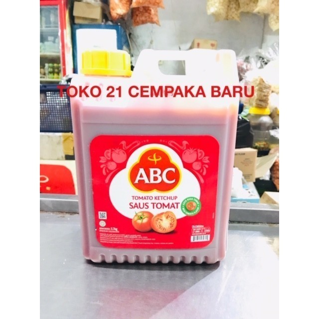 

ABC Saus TOMAT Jerigen 5.7 KG | Saos Saus ABC 5.7KG 5,7KG 5,7 KG Murah