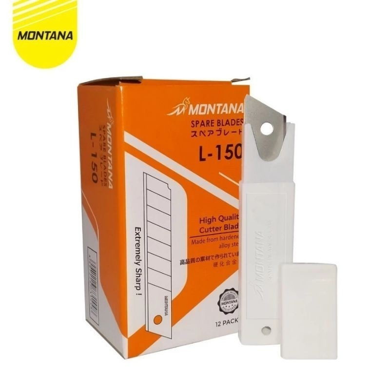 

[RP] Cutter Blade Refill Isi Pisau Pemotong Montana L-150 1 Tube 5 Pcs