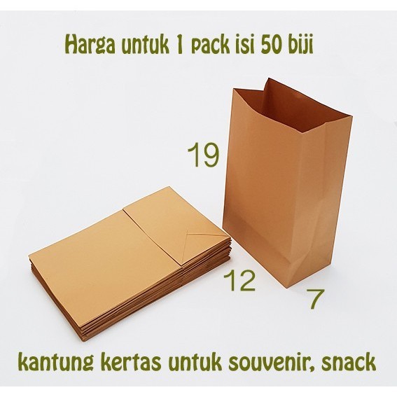 

kantung kertas samson 12x19 kantong gorengan roti makanan paperbag