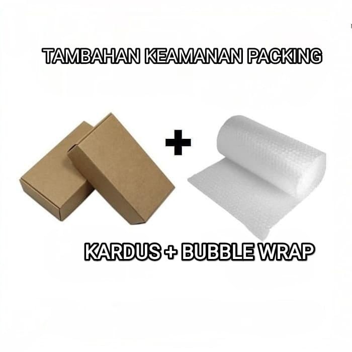 

TAMBAHAN BUBBLE WRAP / BOX UNTUK KEAMANAN PESANAN ANDA