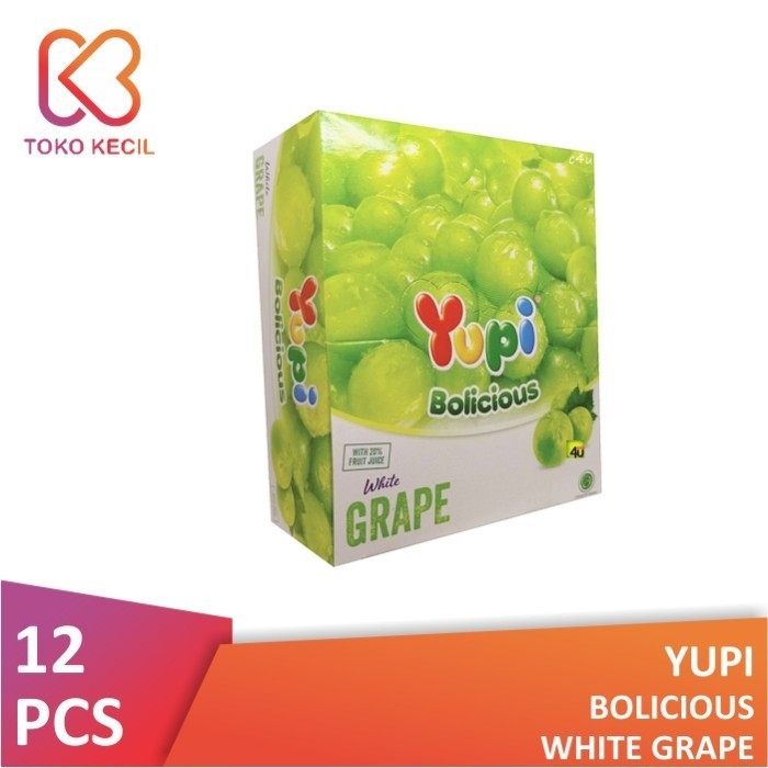 

Yupi Bolicious White Grape (Isi 24 Pcs)