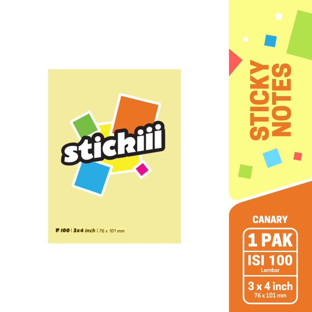 

[Stationery Spectrum] Stickii Sticky Canary - STI SNTIT 115 S