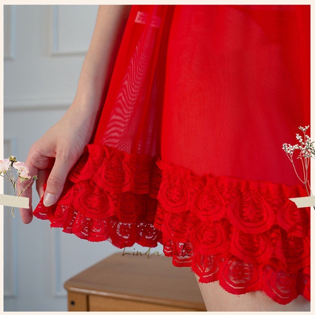 LindaGalz - Pakaian Tidur Wanita Dewasa / Lingerie Big Size Jumbo 0931-8