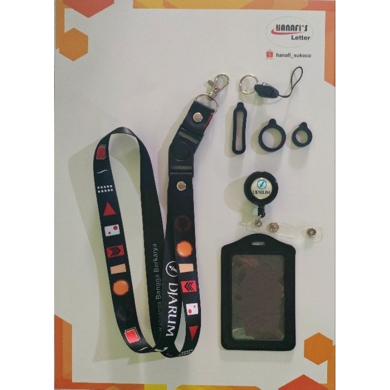

Tali id card Djarum lanyard printing satuan READY STOK
