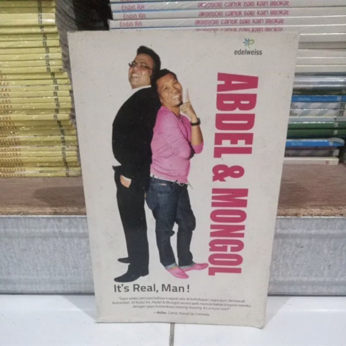ORIGINAL BUKU ABDEL & TEMON MONGOL IT'S REAL MAN STAND UP COMEDY