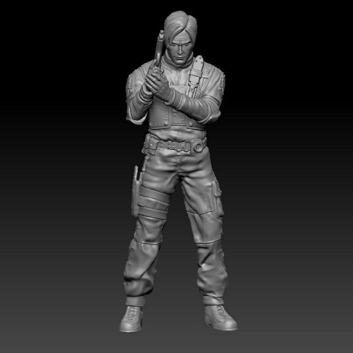 RSK figure skala 1/64 leon resident evil