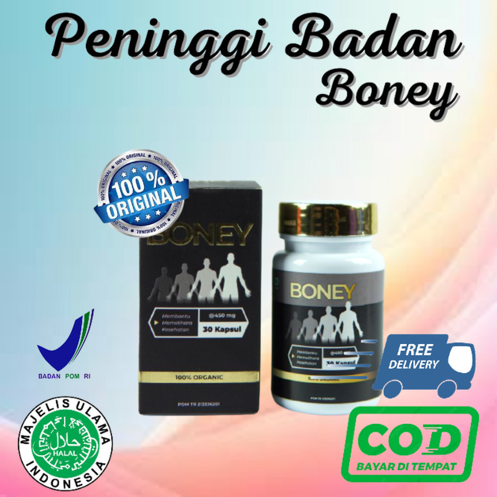 obat peninggi badan boney 100% original asli BPOM