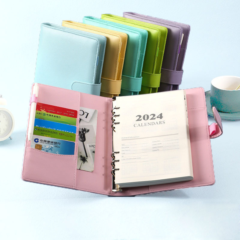 

2024 A5 Inggris Loose-Leaf 6 Lubang Pengganti Halaman Dalam Perencana Isi Ulang Jurnal Binder Notebook
